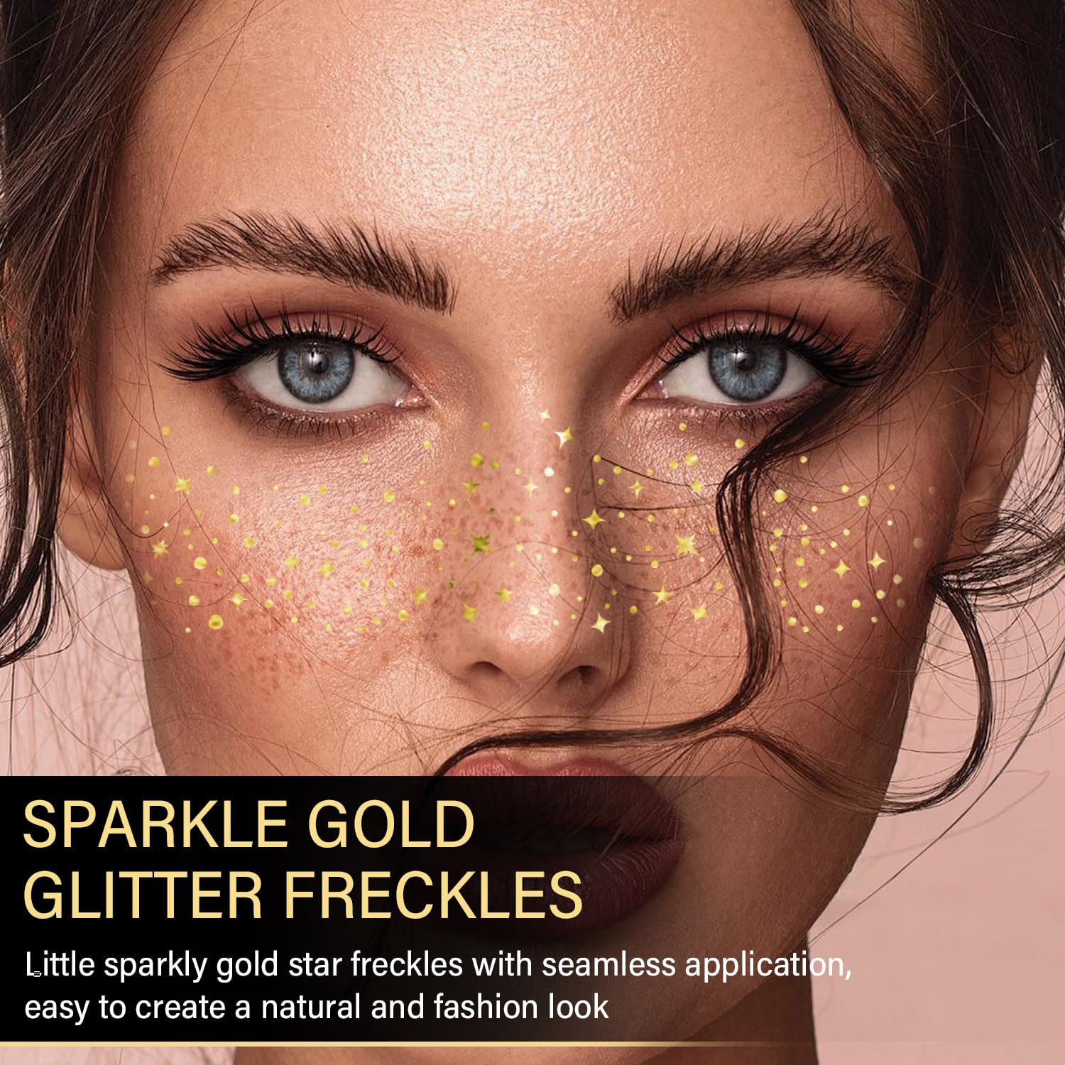 LADDYFOX waterproof glitter patches stay put during workouts or swimming.