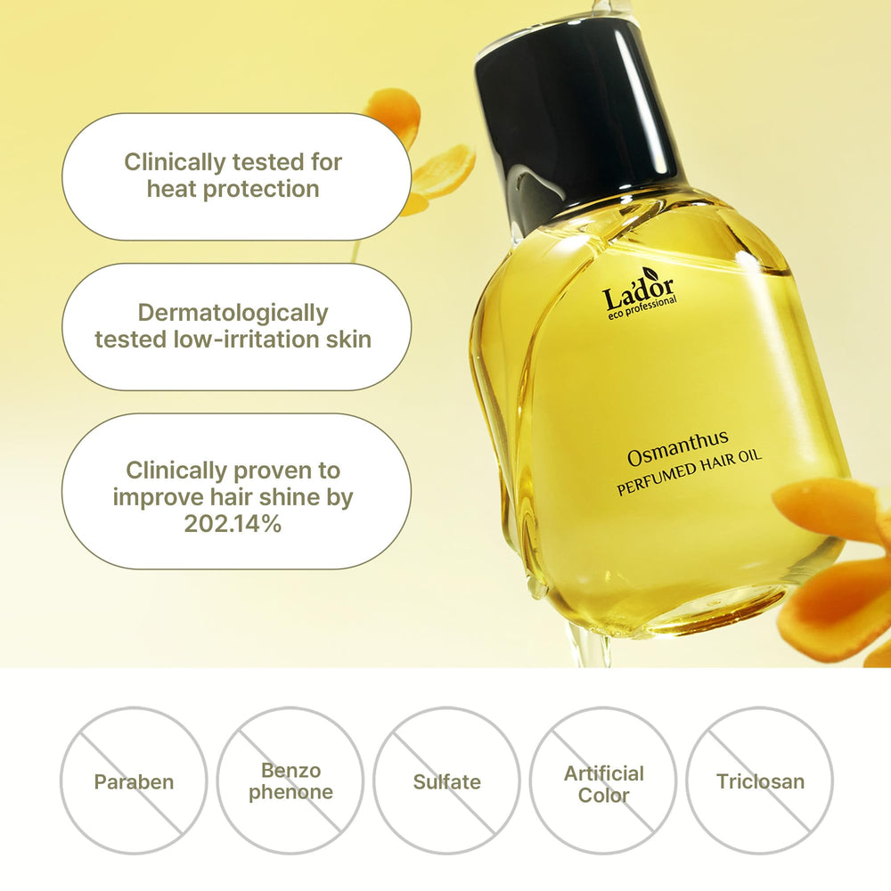 LA'DOR hair perfume oil sulfate-free formula supports gentle daily use