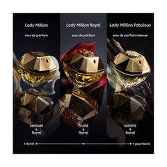 Lady Million top notes raspberry neroli and lemon for daytime sparkle