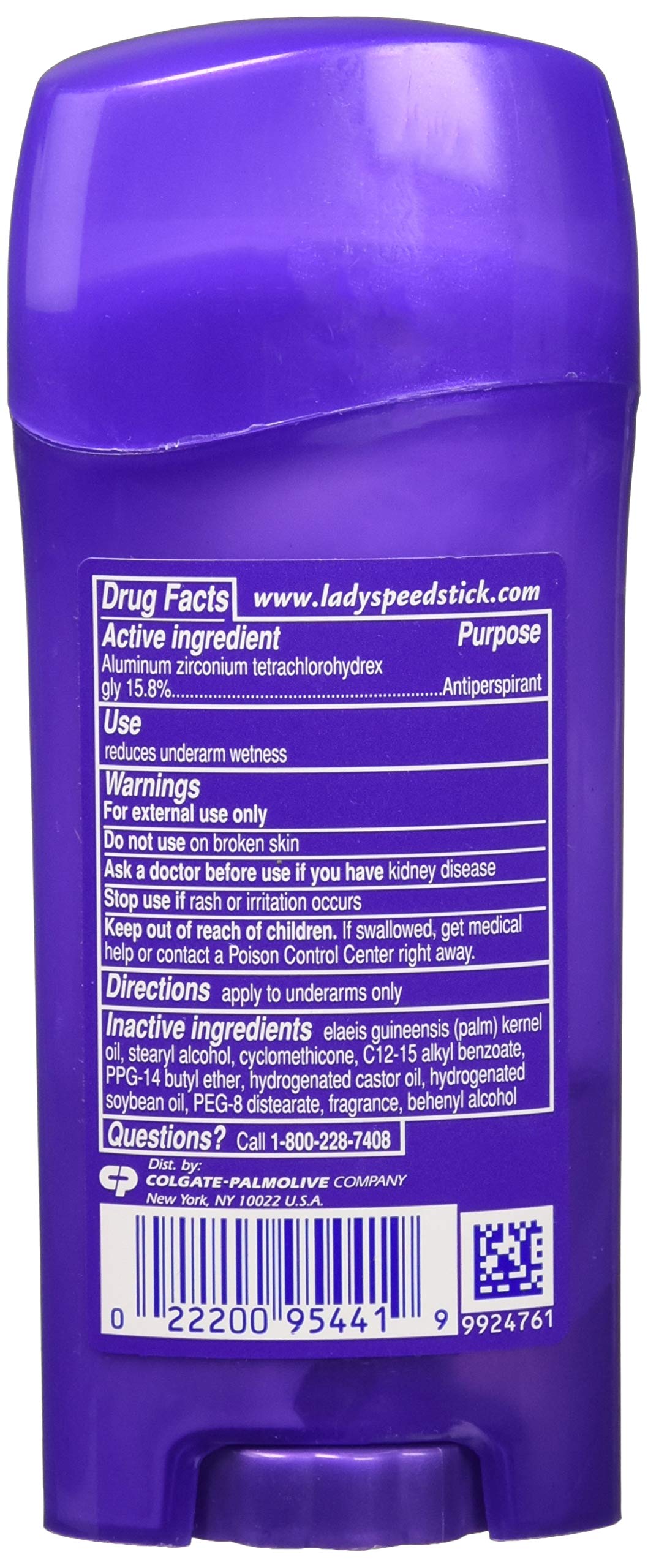 Lady Speed Stick Shower Fresh application offers smooth glide and quick drying.