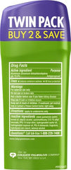 Lady Speed Stick invisible dry close-up shows powder-fresh formula for dryness.