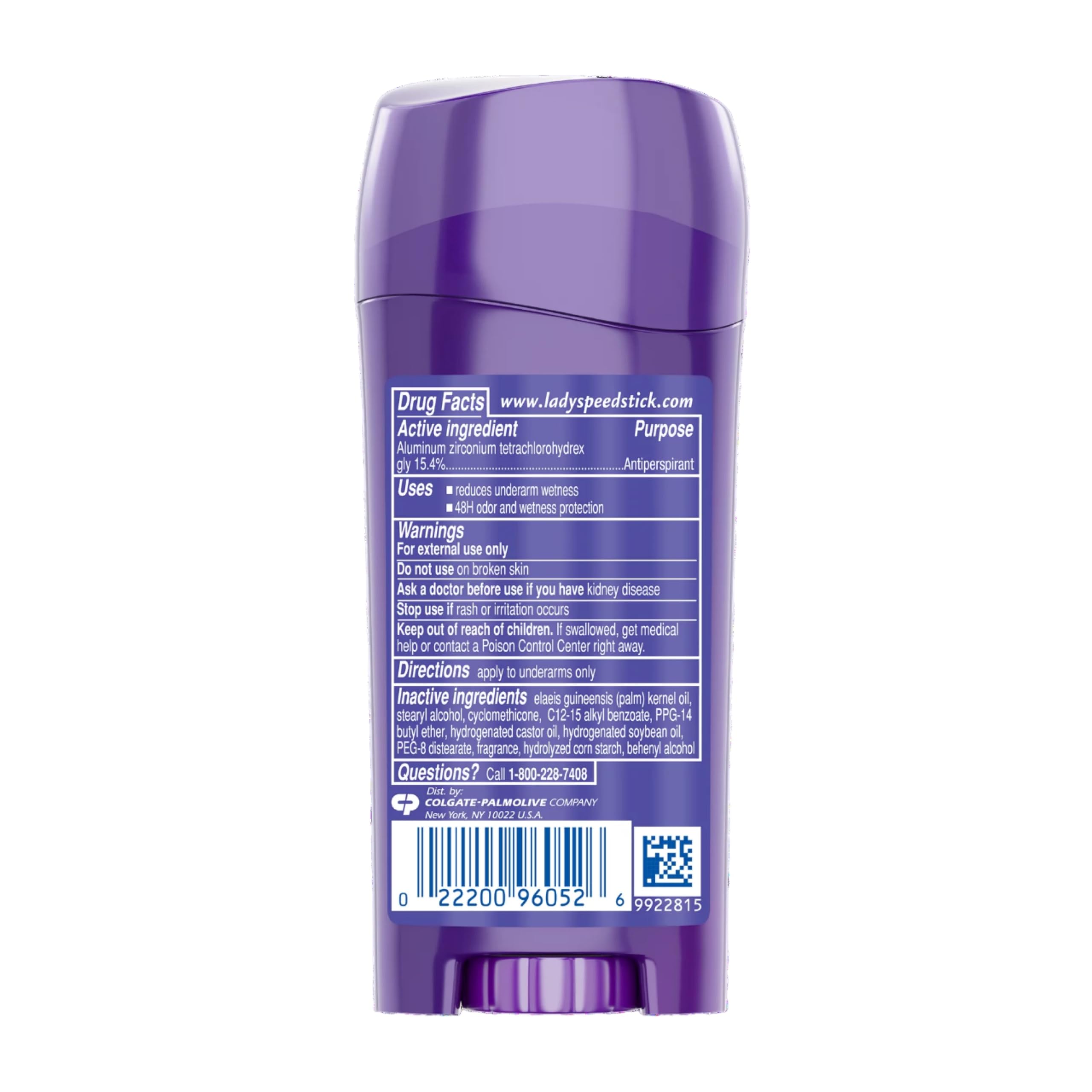 Lady Speed Stick Invisible Dry Power Wild Freesia cap demonstrates clean, mess-free application.