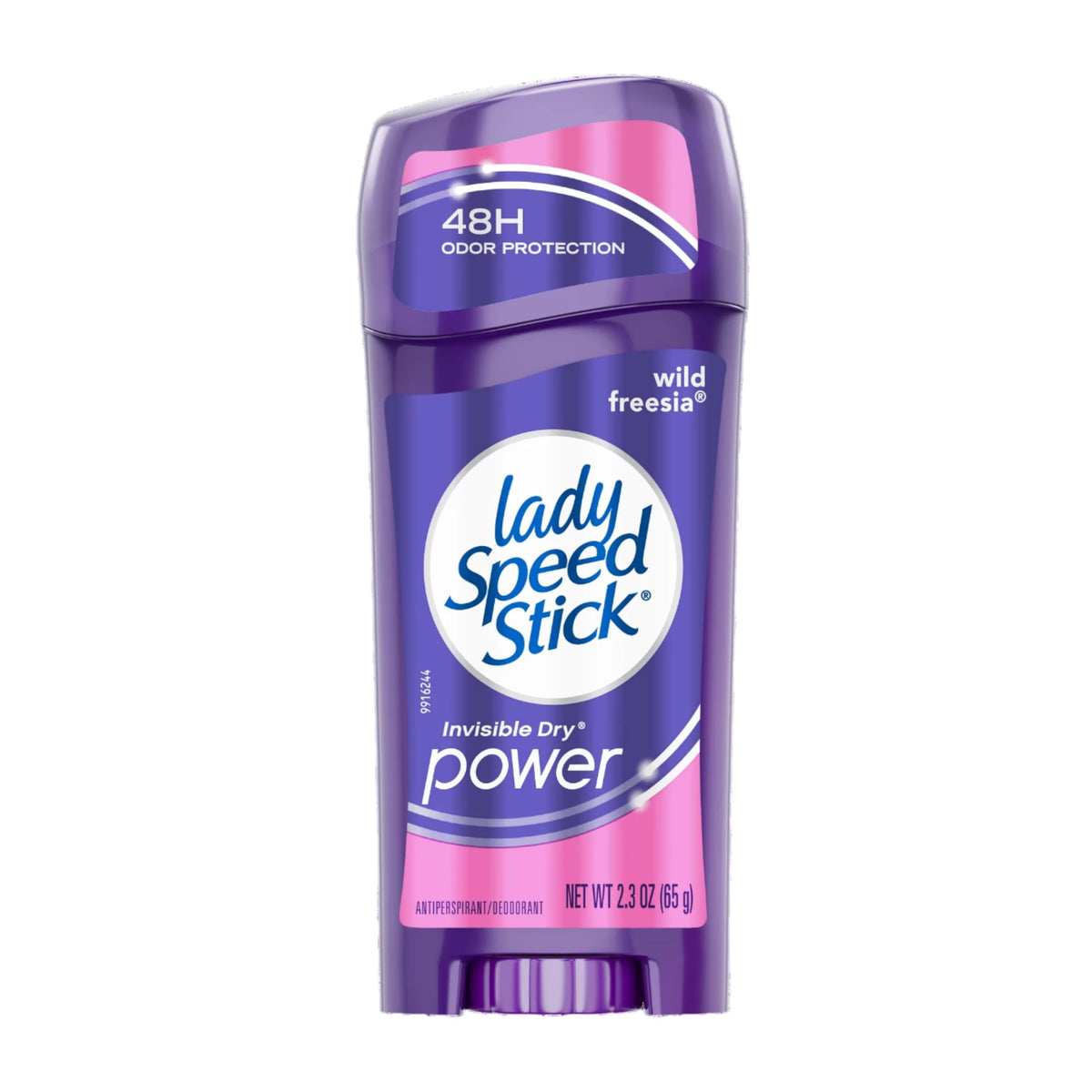 Lady Speed Stick Invisible Dry Power Wild Freesia pack6 shows six-pack for all-day protection.