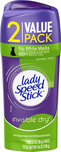 Lady Speed Stick twin-pack side packaging emphasizes portable two-stick travel convenience.