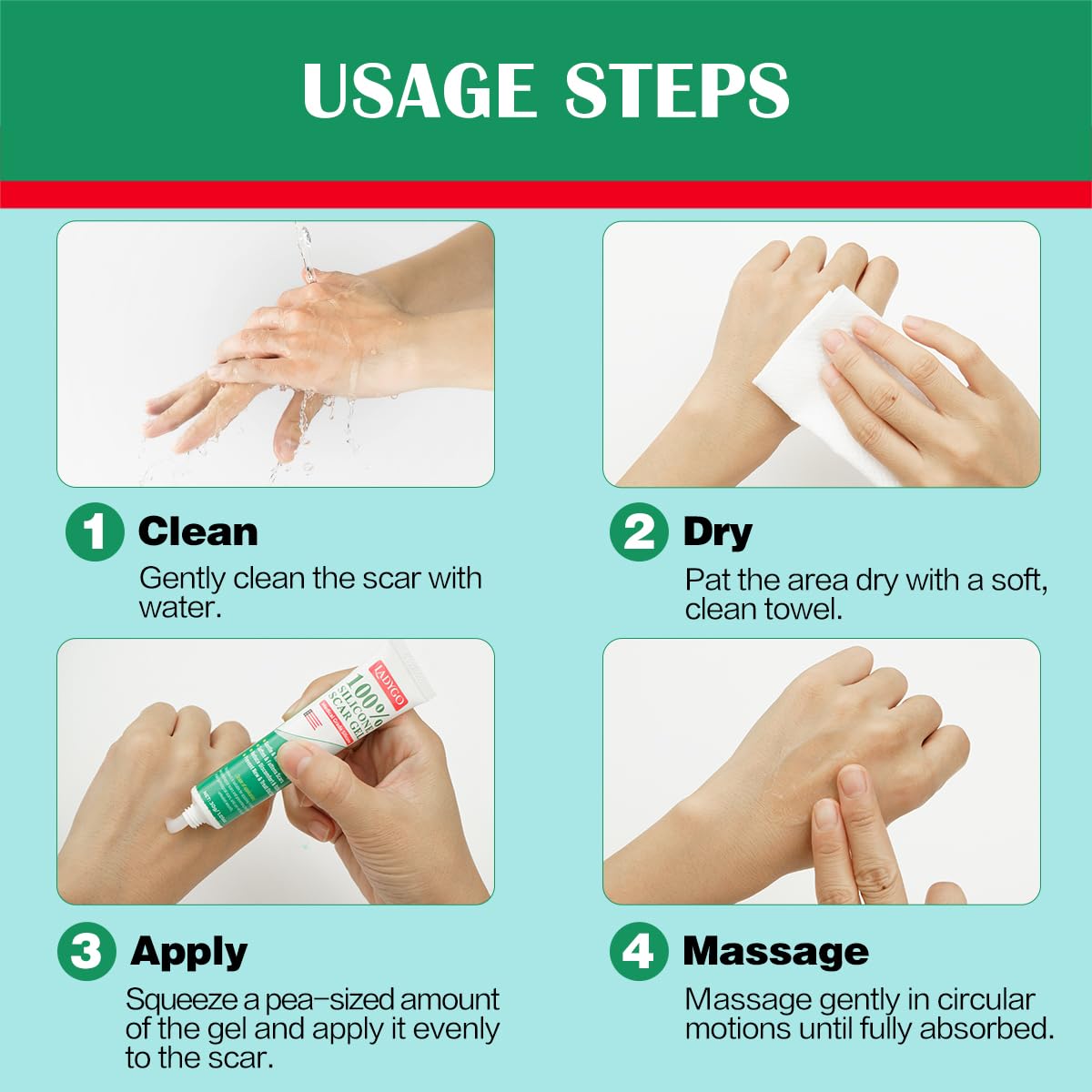 Fragrance-free, oil-free Ladygo Advance Gel safe for sensitive skin