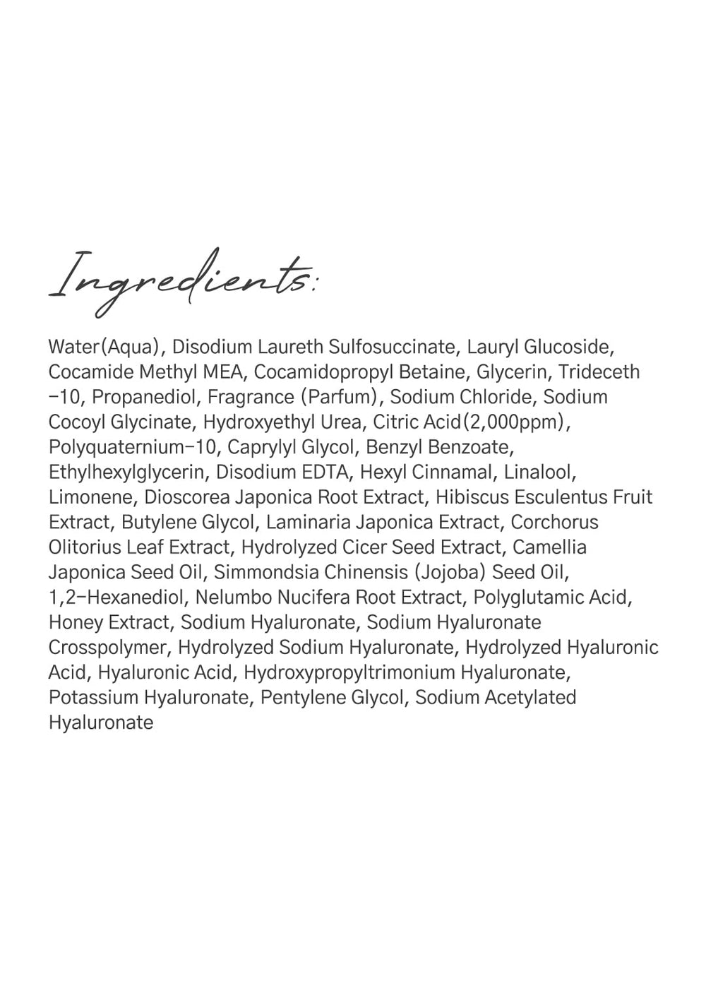 laferme hypoallergenic-test result communicates suitability for sensitive skin