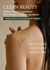 laferme ph-balanced 5-5 visual demonstrates skin-friendly cleansing