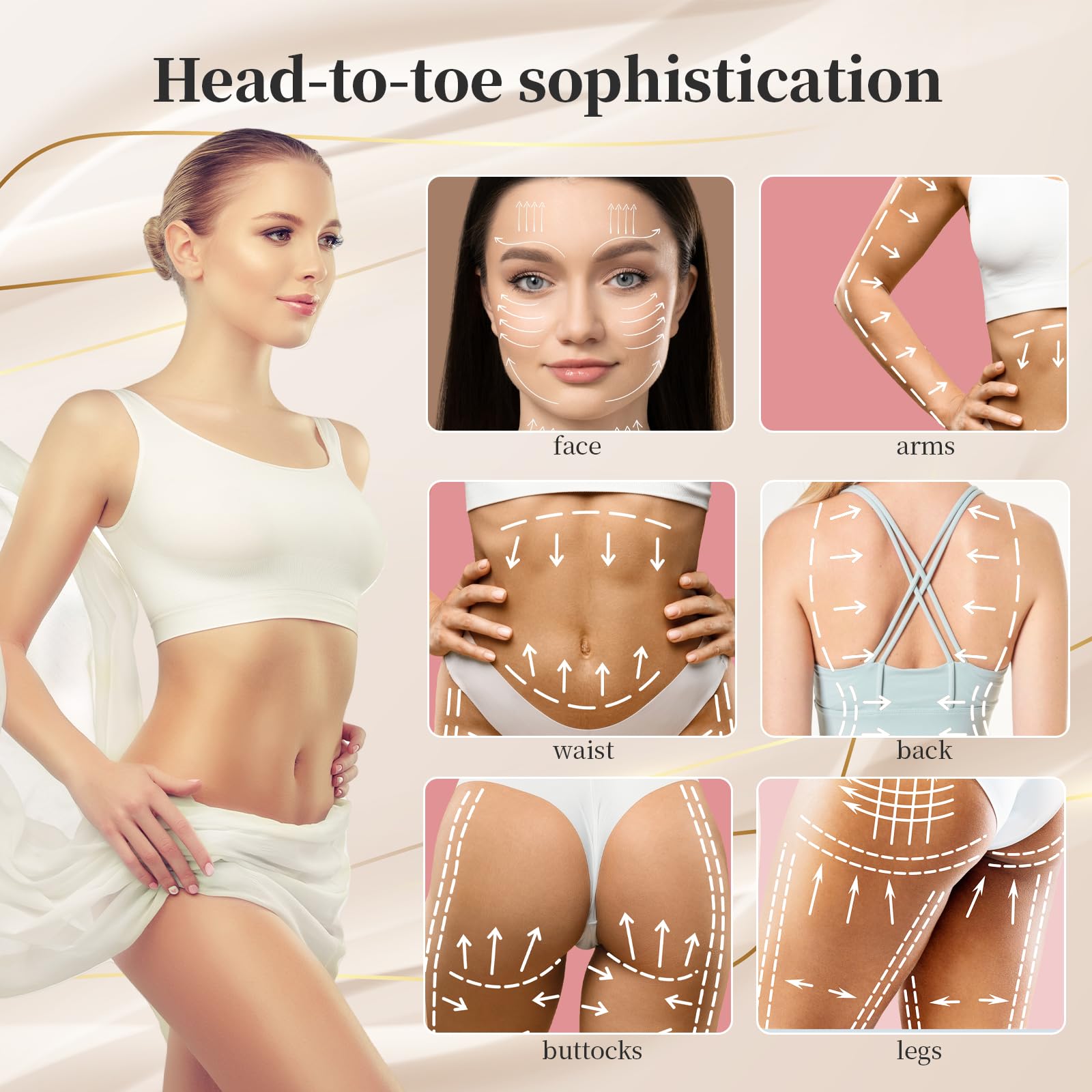 lafska body massager multi-mode dial image highlighting customizable tension and at-home relaxation