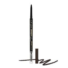 L.A. Girl Shady Slim Brow Pencil 3 Pcs in Blackest Brown for precise, natural-looking brows.