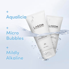 LAGOM Cellup micro-bubbles closeup showing dense foam texture