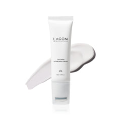 LAGOM collagen lifting neck cream roller bottle demonstrates easy neck care.
