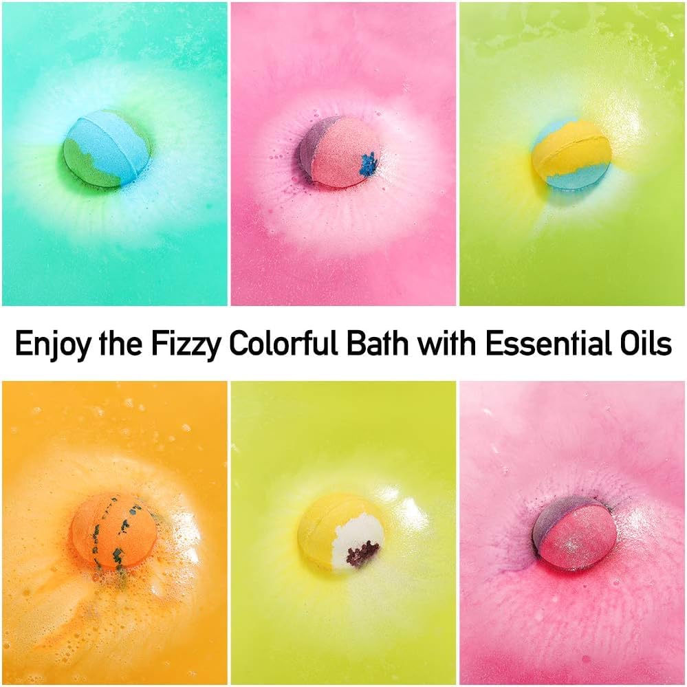 Lagunamoon bath bombs rose for floral relaxation and gentle moisture