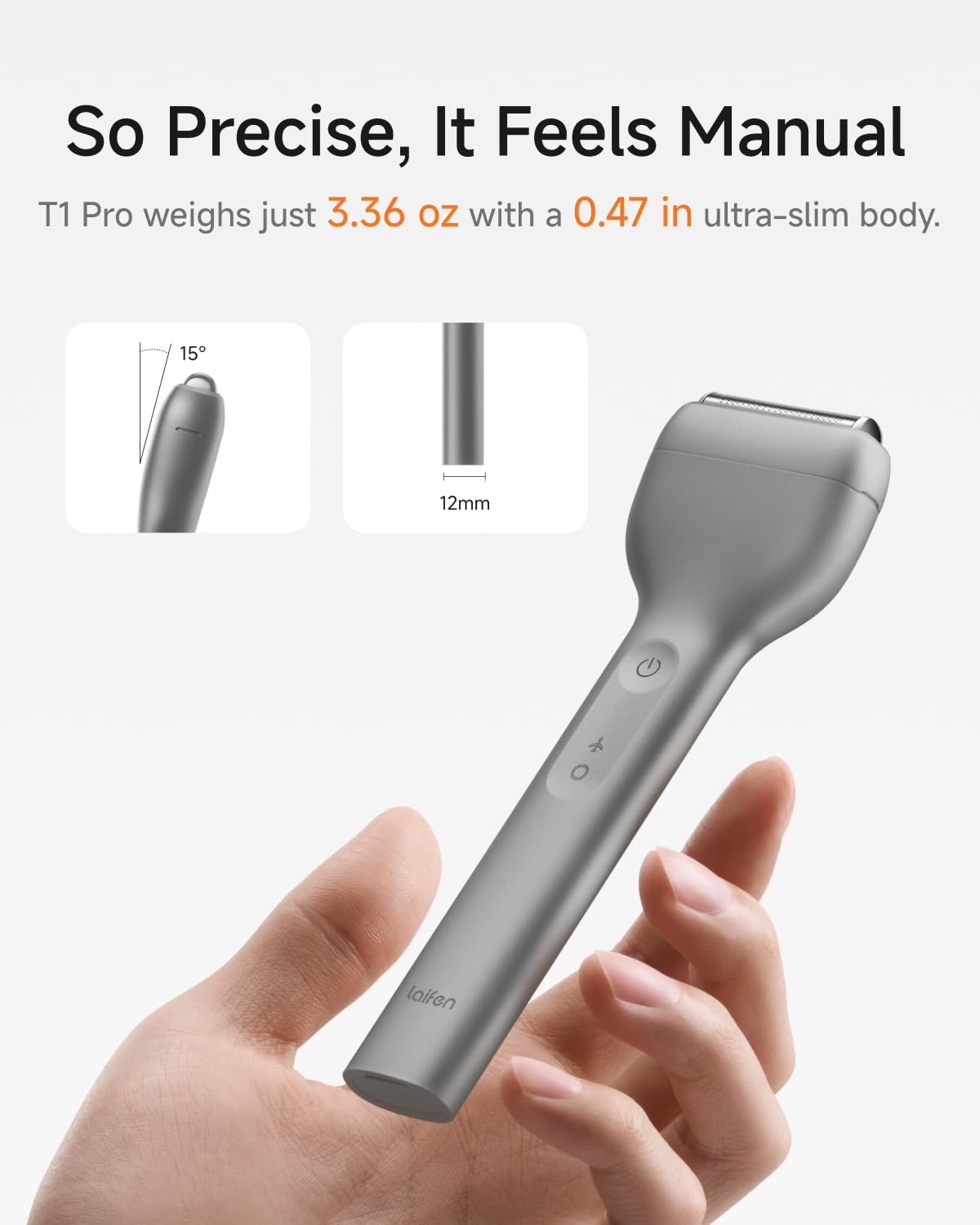 Laifen T1 Pro IPX7 waterproof for wet or dry shaving