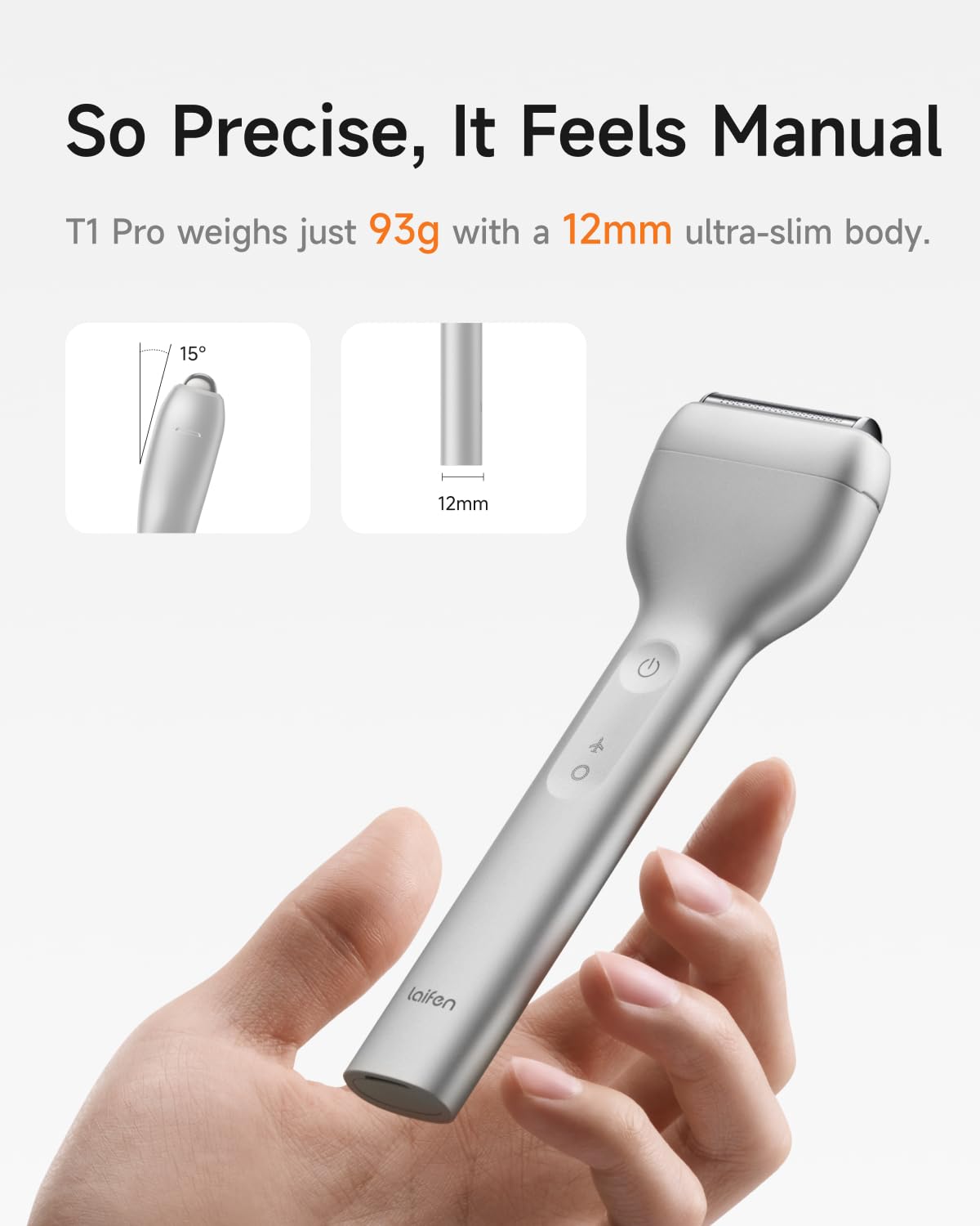 Laifen T1 Pro IPX7 waterproof design for wet or dry use.