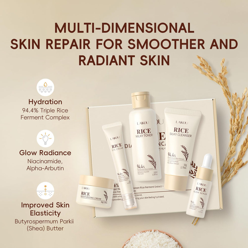 LAIKOU toner milky bottle preps skin for hydration and texture balance