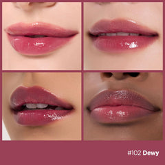 Laka Fruity Glam Tint swatches reveal wide color spectrum for bold day-to-night looks.