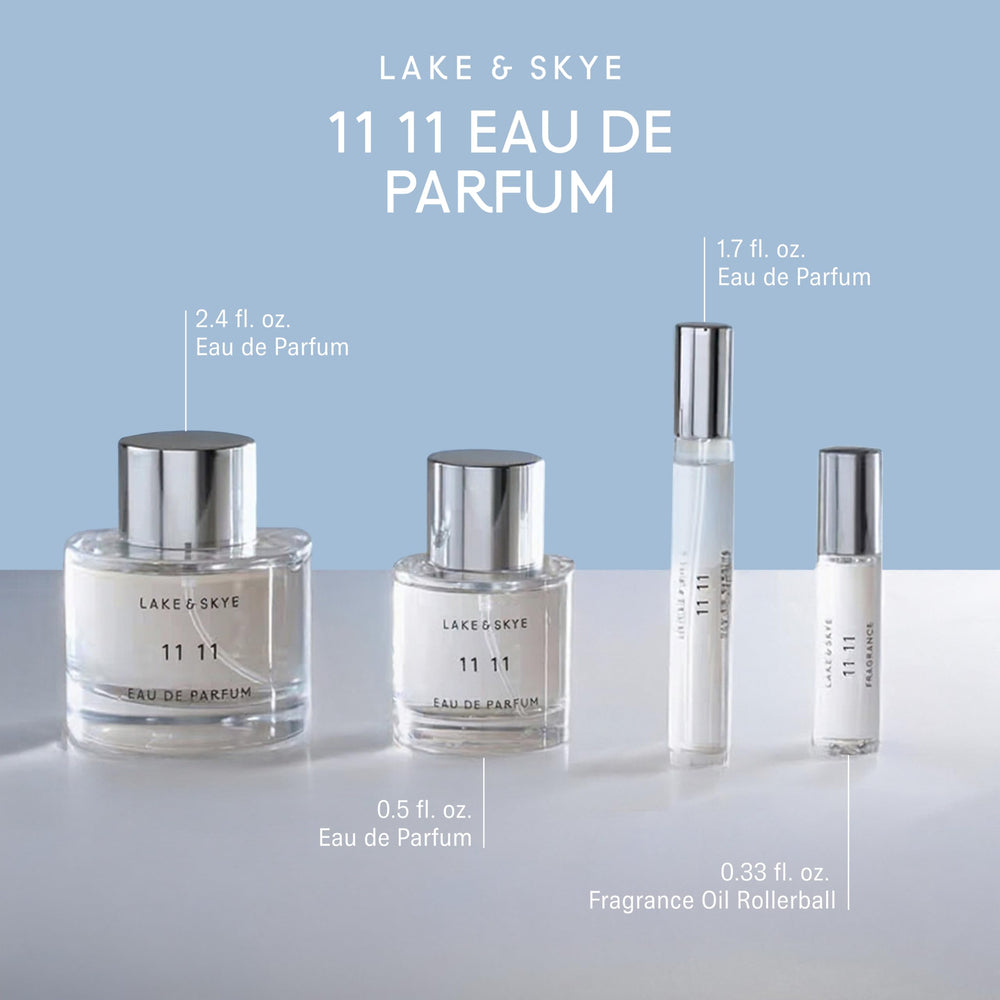 Lake & Skye 11 11 travel-size bottle highlights on-the-go fragrance option.