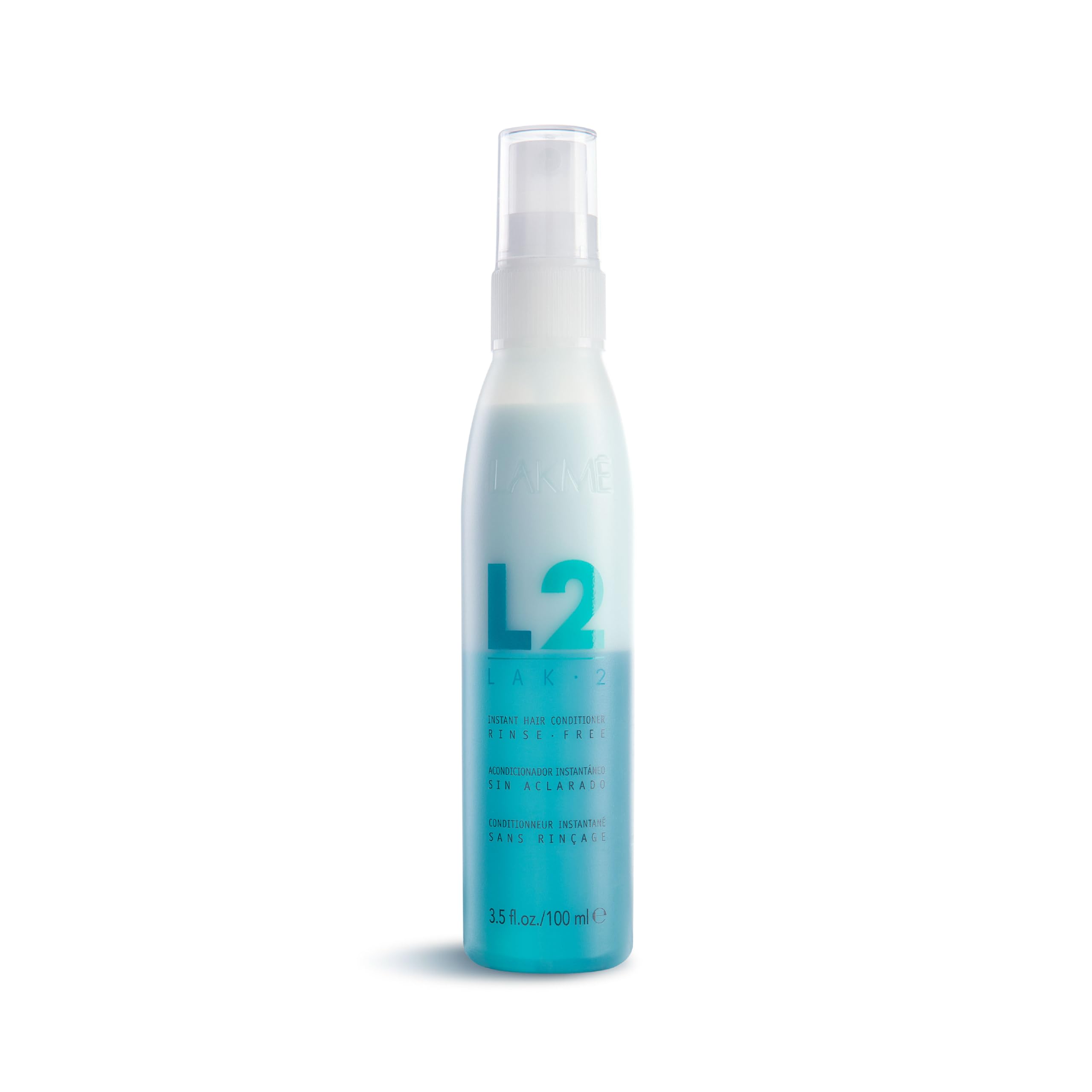 Lakmé L2 Bi Phase Conditioner bottle front for detangling and shine