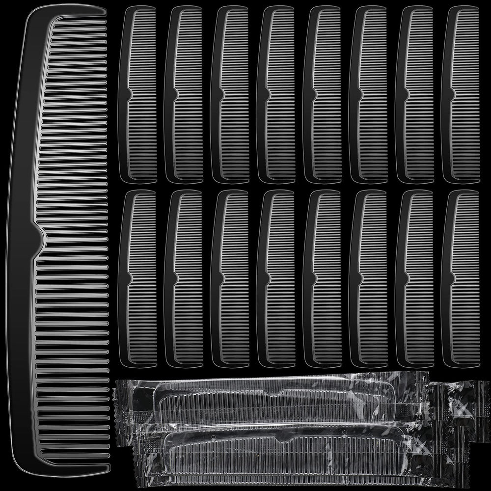 Lallisa 100pcs individually wrapped hair combs offer clean, hygienic on-the-go styling.