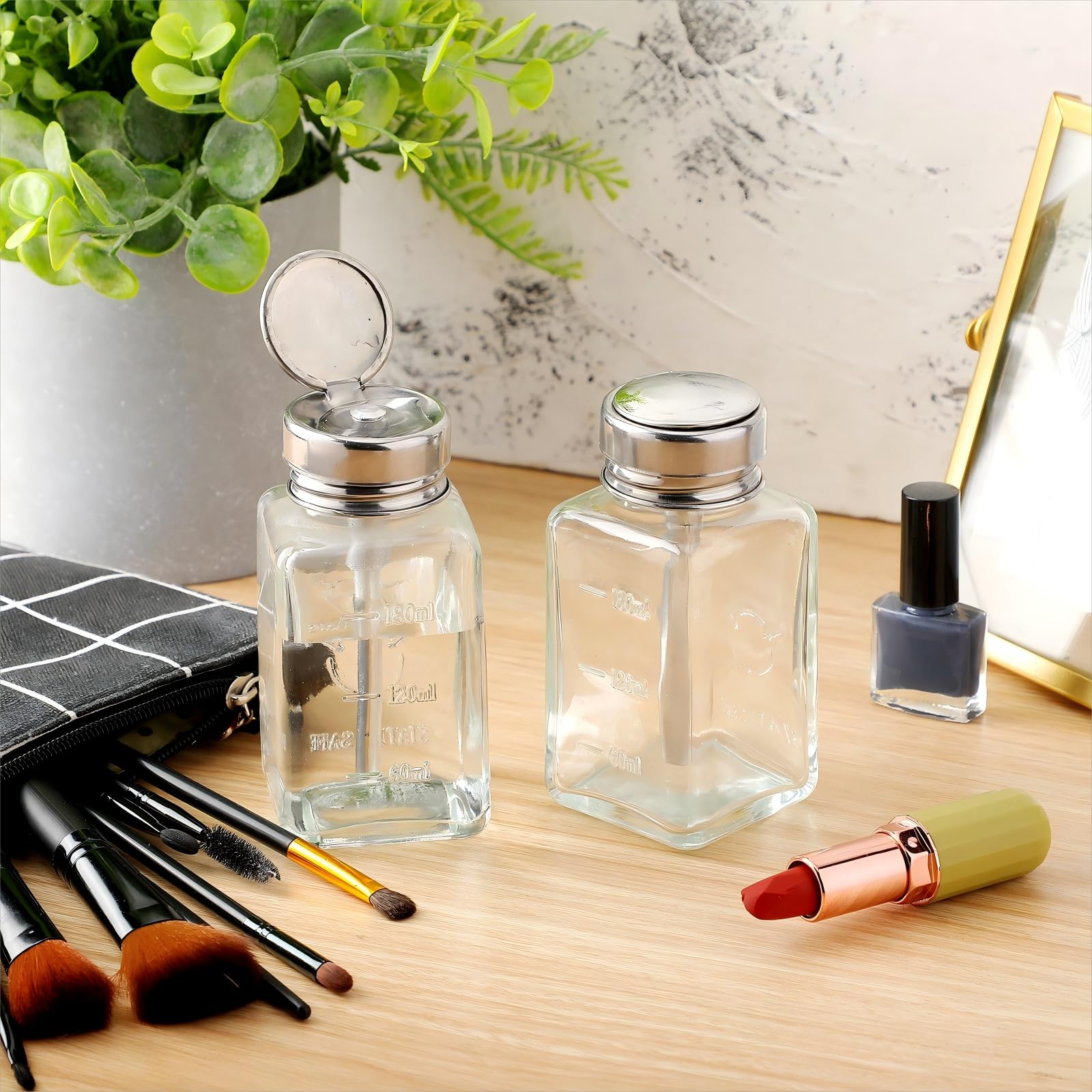 Lallisa two-pack provides versatile home or salon storage.