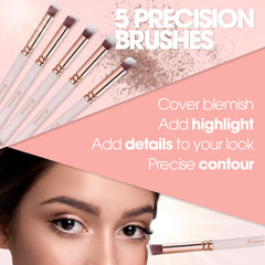 Lamora Kabuki concealer brush for targeted, streak-free coverage.