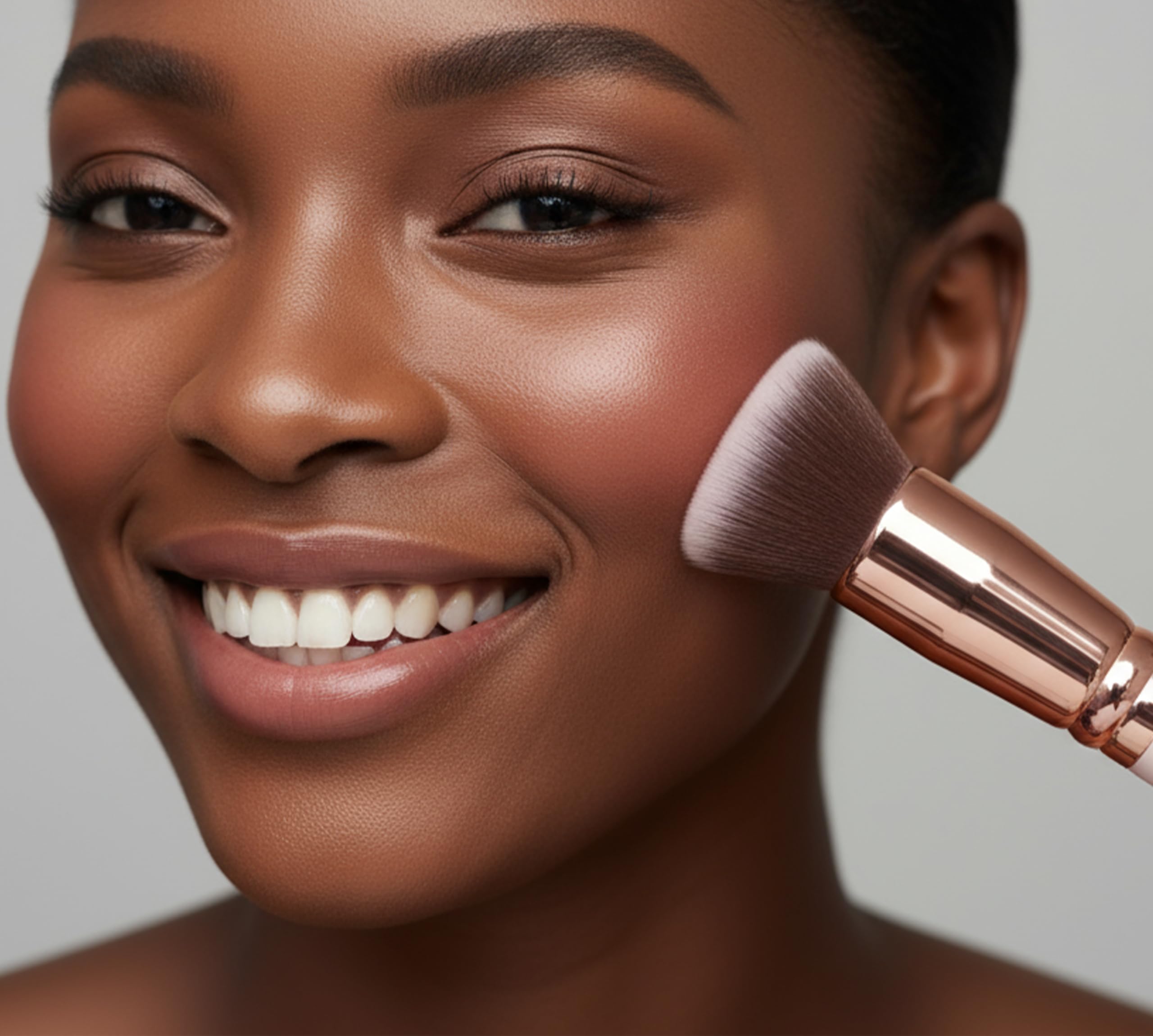 Lamora gift packaging presents a premium makeup tool with romantic design.