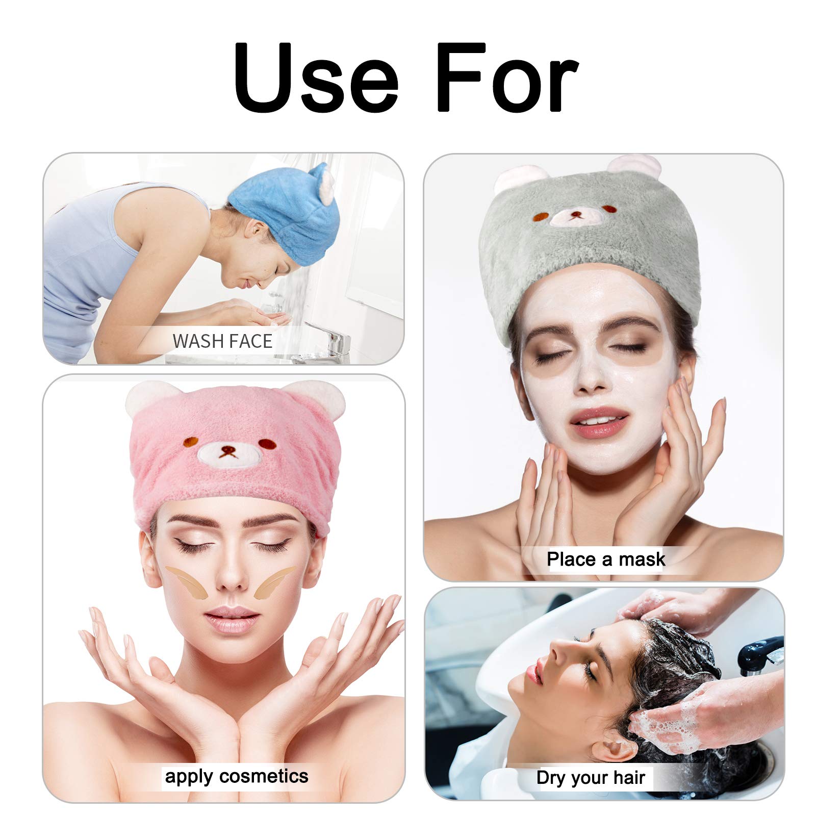 Lamoutor machine-washable cap, easy care reuse between baths.