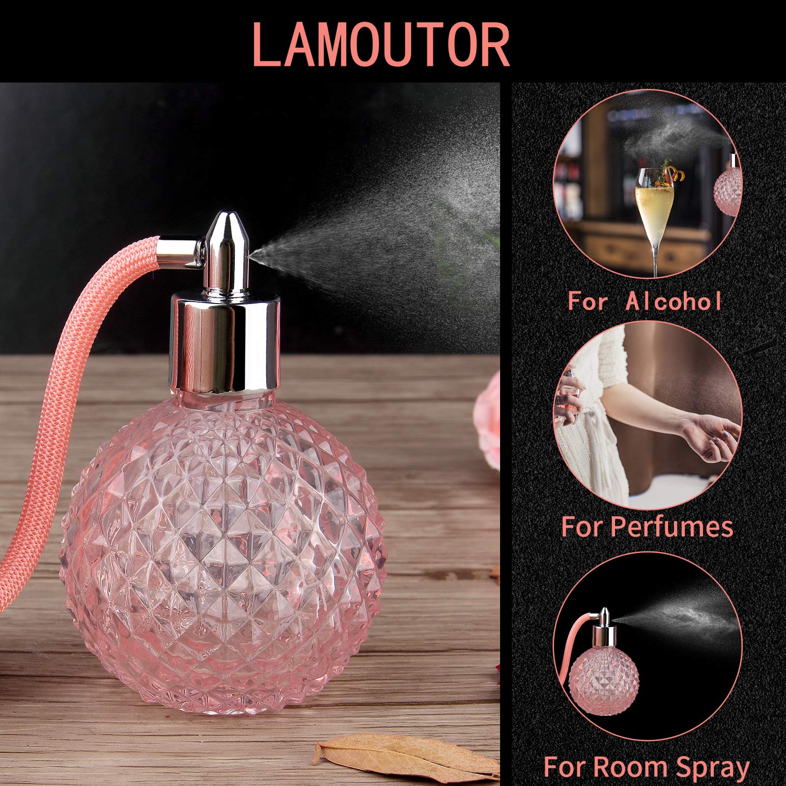 Lamoutor precision spray ensures even mist for light scent