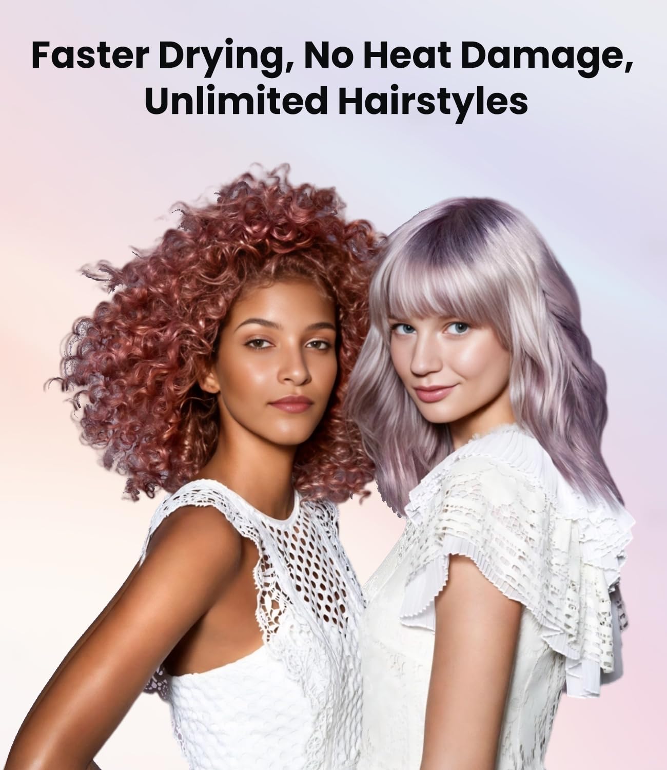 Lampick precision nozzle enables sleek, targeted blowouts.