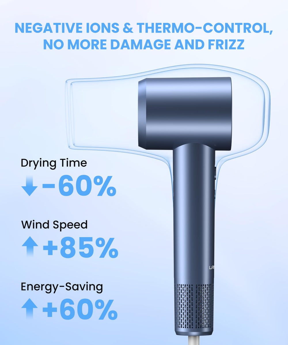 Lampick hair dryer safety protections guard against overheating and surges.