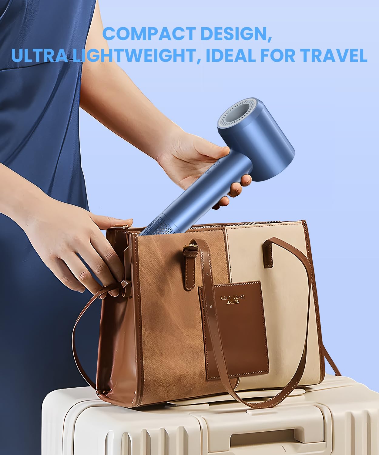 LAMPICK Hair Dryer thermo-control protects against overheating during use