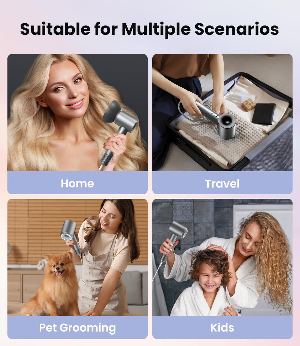 Lampick portable travel-ready dryer for quick touch-ups on the go.