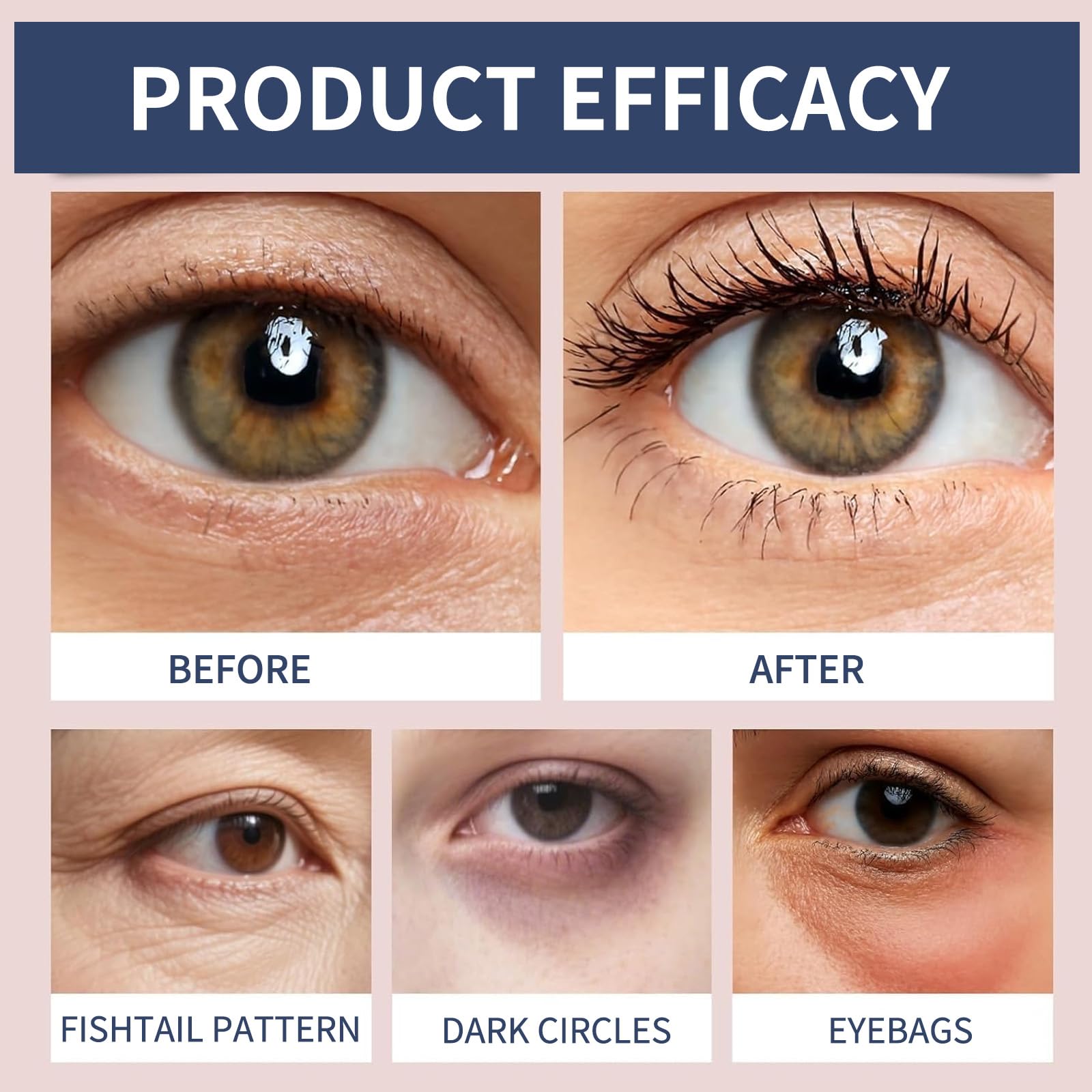 Lampolar Vitaliq balm around the eye area for gentle moisture.