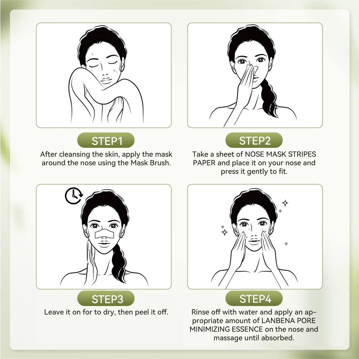 LANBENA 2.0 before-after nose hints at smoother texture.