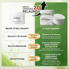 LANBENA removal strip papers capture impurities for cleaner pores