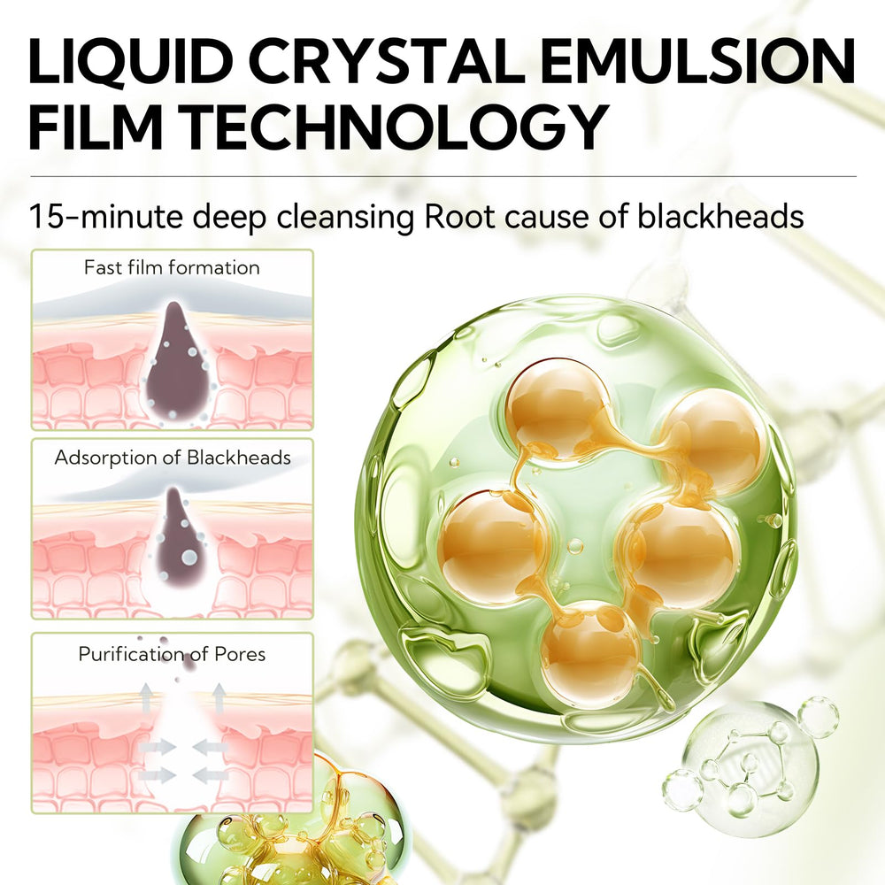 LANBENA blackhead remover with Amazonian white clay supports absorption and balance.