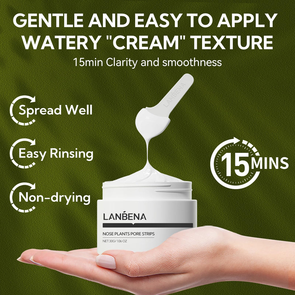 LANBENA blackhead remover refillable packaging helps reduce waste.