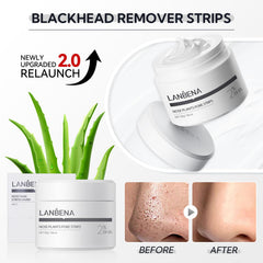 LANBENA face mask drying close-up highlights gentle, skin-friendly formula.