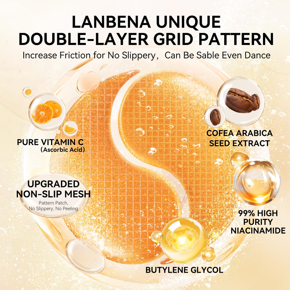 LANBENA hyaluronic acid ectoin eye patches provide long-lasting moisture.