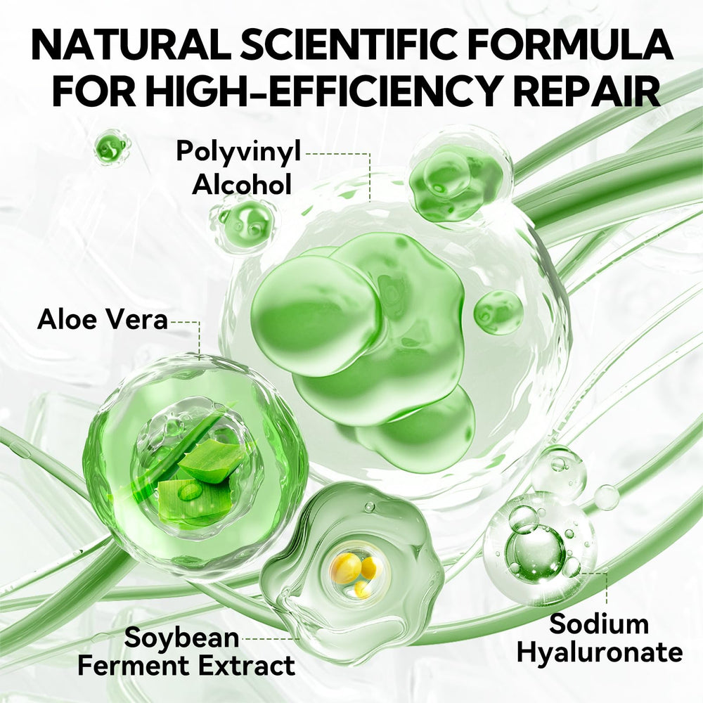 LANBENA mask texture closeup showing emulsified liquid for smooth application.