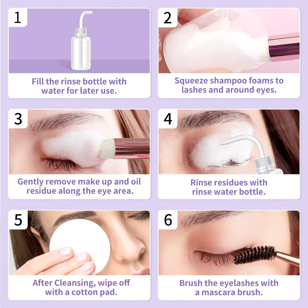 LANBENA packaging with 100 ml cleanser and dual brushes