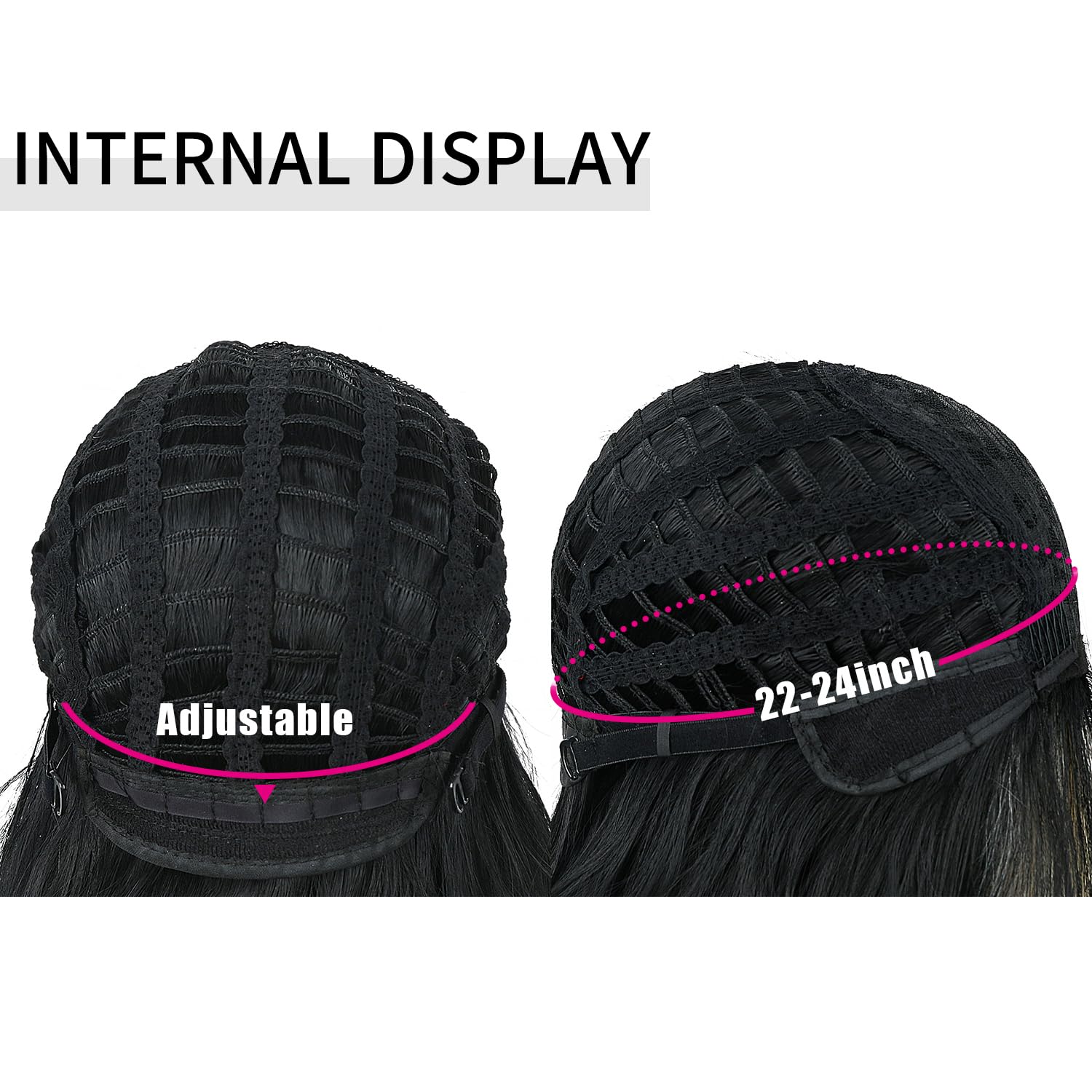 LANCAINI pastel bob wig ready for cosplay, gentle tangling-free daily wear.