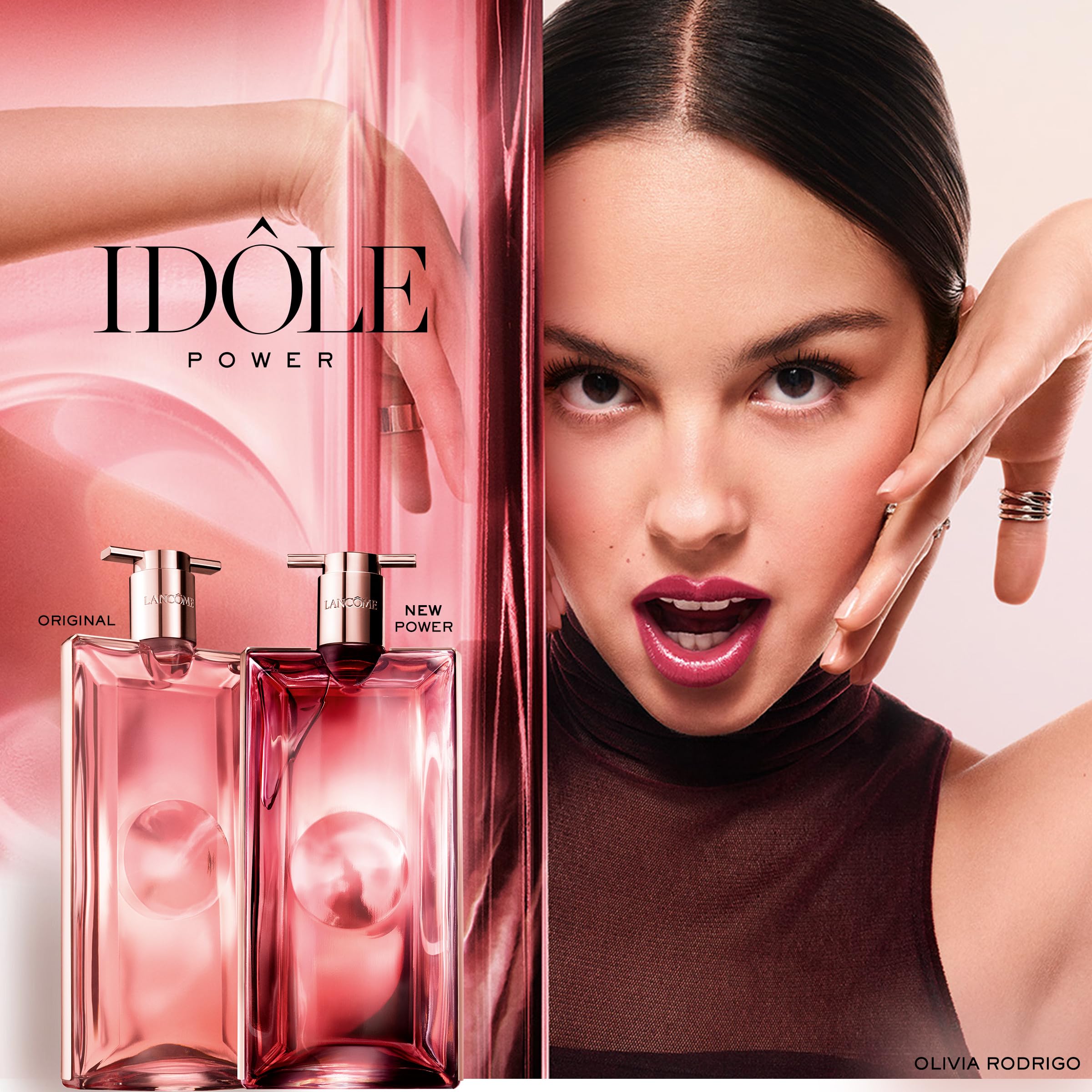 Lancôme Idôle Power application steps demonstrate daily use
