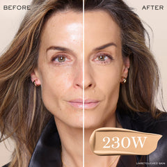 Lancôme Teint Idole Ultra Wear longwear application showing buildable coverage.