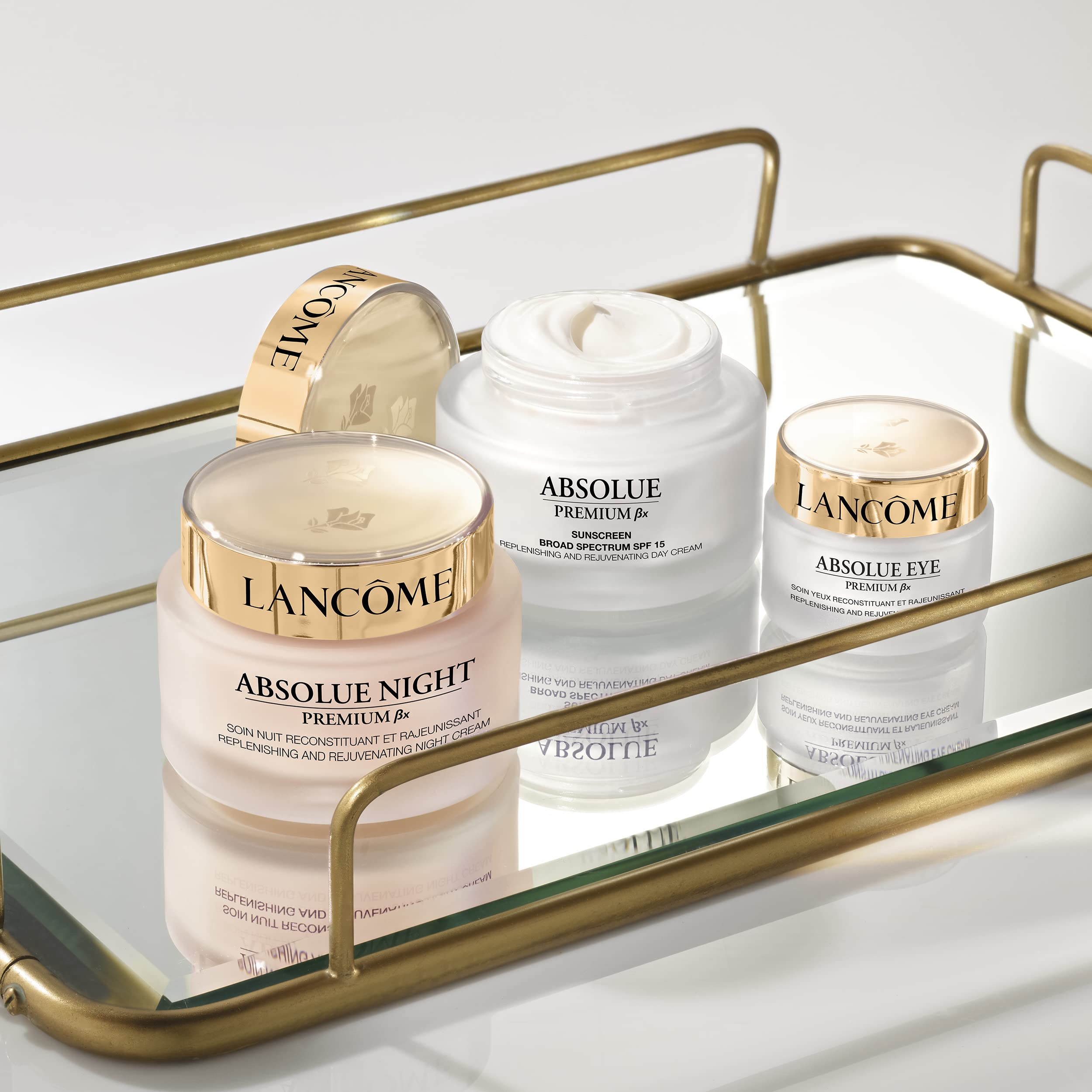 Lancôme Absolue Premium Bx Day Cream daily routine for nourished skin.