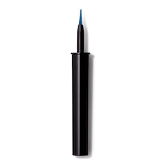 Lancôme Artliner blue metallic finish close-up for precise winged eyeliner