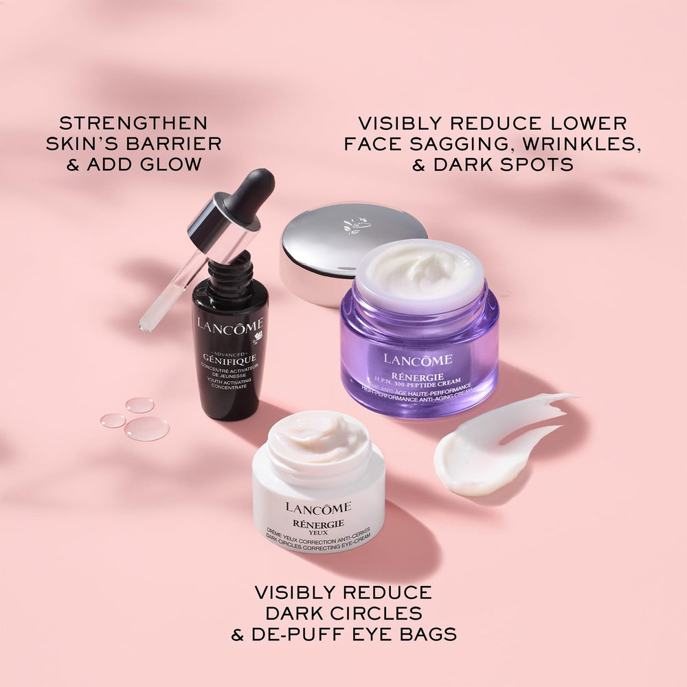 Lancôme Rénergie H.P.N. 300-Peptide Cream jar targets wrinkles and sagging.