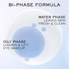 Lancôme Bi-Facil shake to activate shows the two-phase formula in action.