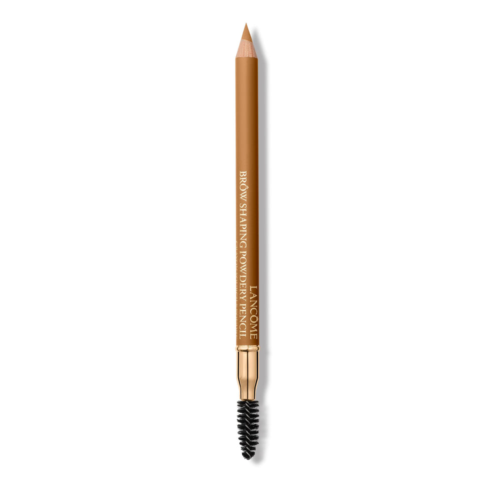 Lancôme Brow Shaping Powdery Eyebrow Pencil close-up with natural finish for subtle definition.