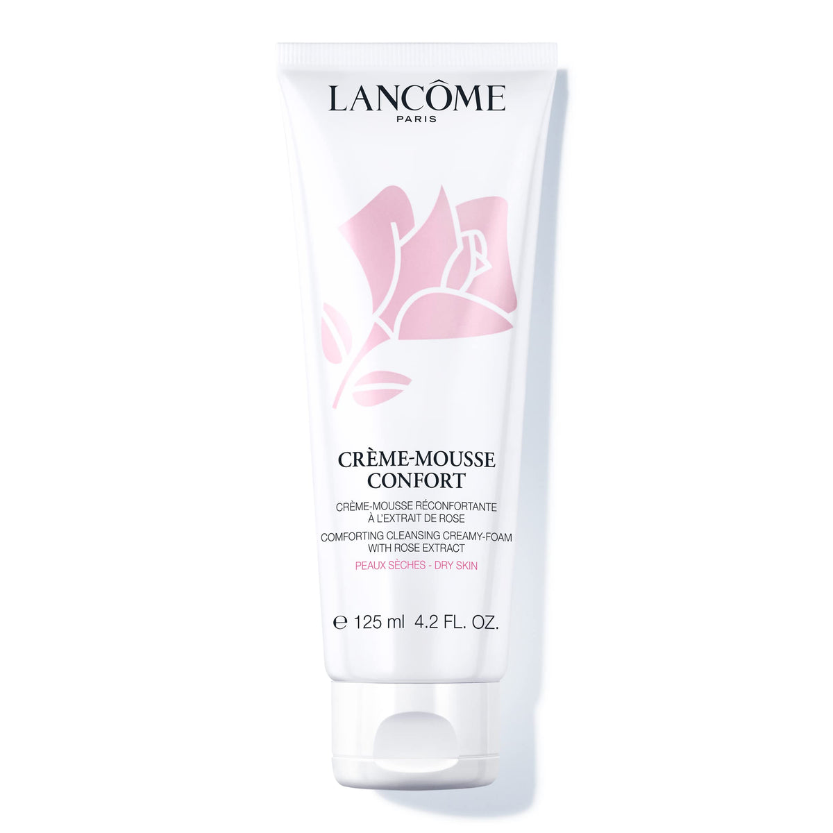 Lancôme Créme Mousse Confort bottle — creamy cleanser ideal for daily makeup removal.